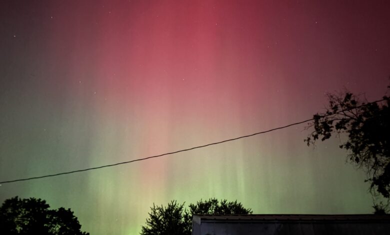 Northern Lights in Maquoketa Image Courtesy: Brett Massey